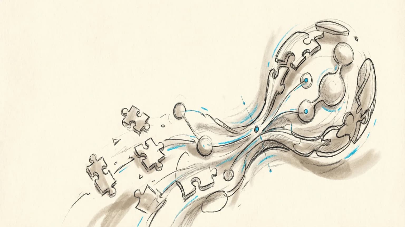 Abstract logistics-themed hero image used for a marketplace case study